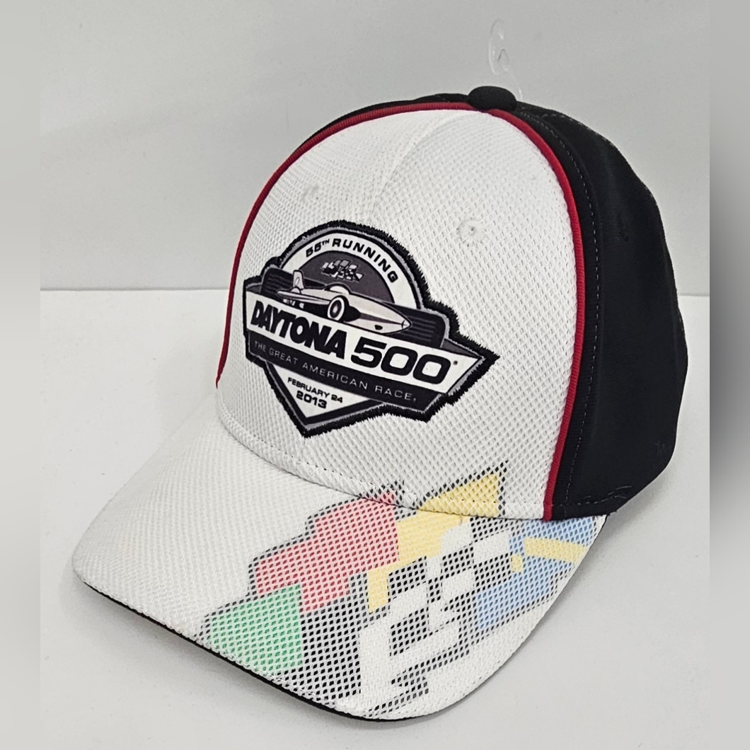 Nascar Daytona 500 Adjustable Hat 55th Running February 24 2013 Cap Used